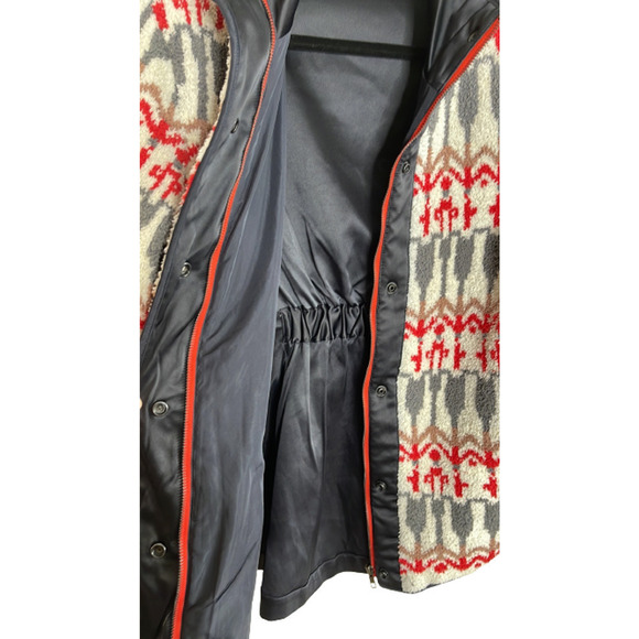 ANTHROPOLOGIE SLEEPING ON SNOW INTARSIA SWEATER JACKET SIZE M - Picture 7 of 10